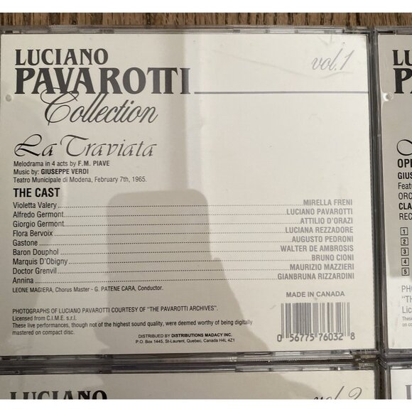 Luciano Pavarotti Collection La Traviata  Rigoletto La Boheme Messa Requiem 8 CD - Picture 9 of 16